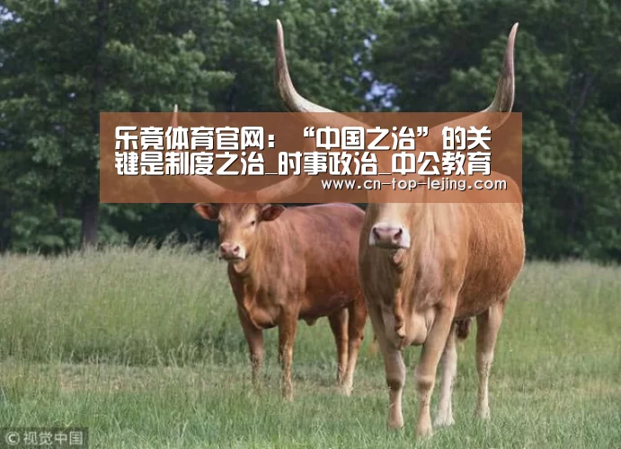 乐竟体育官网：“中国之治”的关键是制度之治_时事政治_中公教育网